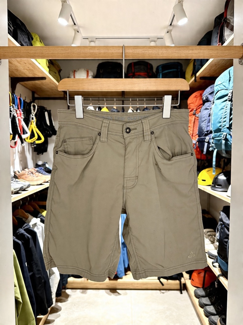 Prana Men's khaki Hybrid Shorts